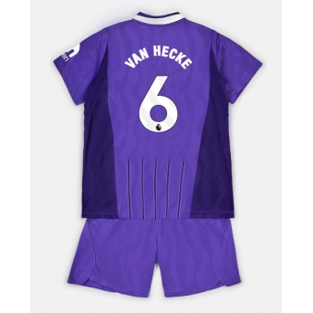 Tottenham Hotspur Jan Paul van Hecke #6 Maglia Gara Terza Repliche 2026-27 Bambino Maniche Corte